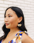 The Ginkgo Hoop Earrings
