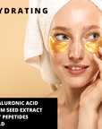 The Perk Up Gold Single Eye Mask by Pure Sol.