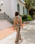 The Nola Border Striped Top + Pant Set - Sold Separately