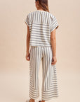 The Merritt Striped Top + Pant Set - Sold Separately