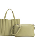 The Adela Vegan Leather Tote Bag