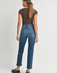 The Adele Classic Straight Leg Jeans by Just Black Denim