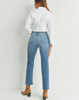 The Adele Classic Straight Leg Jeans by Just Black Denim