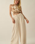The Adira Floral Halter Top