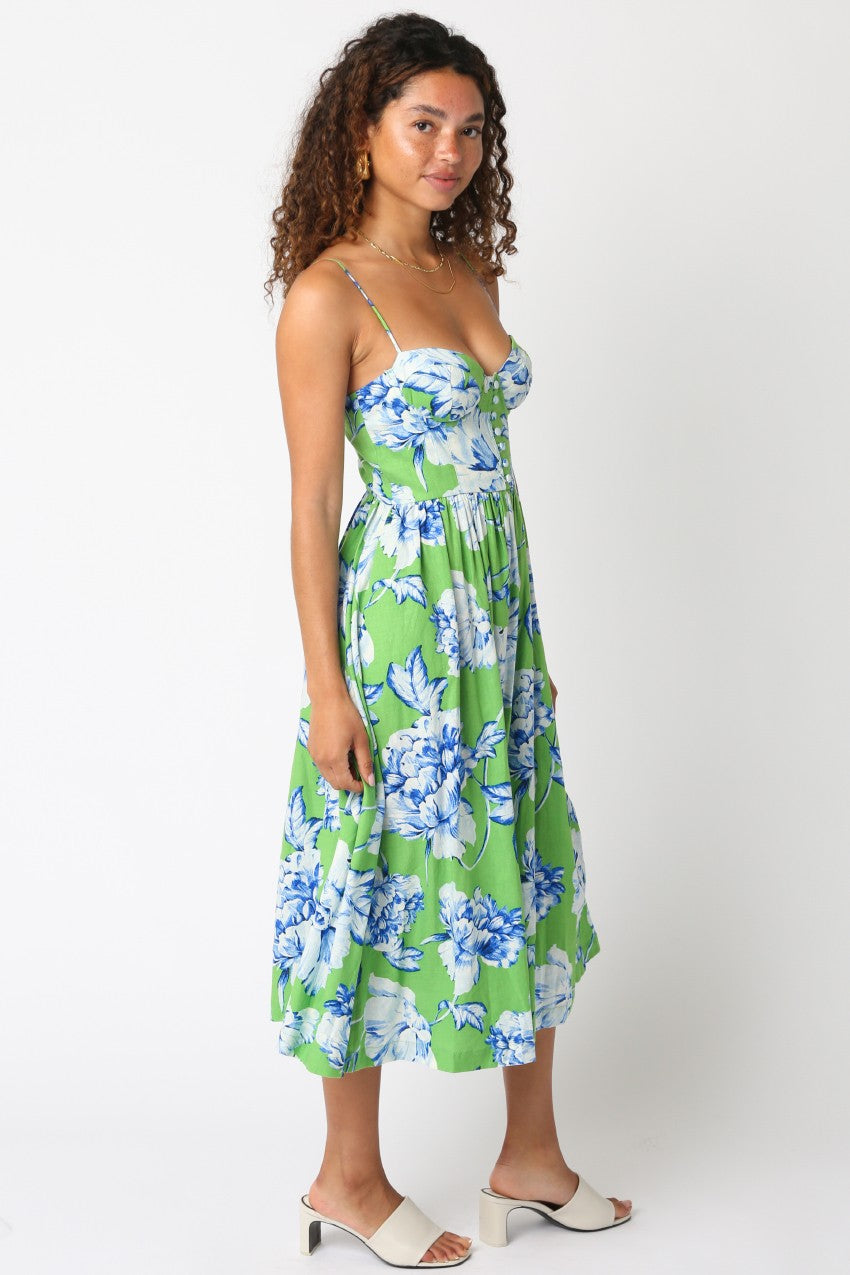 The Alessia Floral Midi Dress