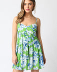 The Alessia Floral Tiered Mini Dress