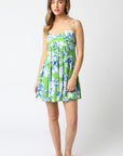 The Alessia Floral Tiered Mini Dress