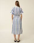The Alienor Striped Woven Dress by FRNCH
