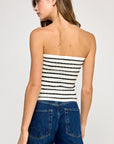 The Alora Striped Tube Top