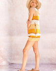 The Amber Striped Knit Top + Shorts Set - Sold Separately