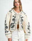 The Analise Embroidered Quilted Jacket