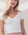 The Aria Cropped Tee