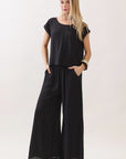 The Asha Black Top + Pant Set - Sold Separately