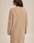The Audrey Mocha Boucle Cardigan