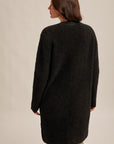 The Audrey Black Boucle Cardigan