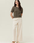 The Auryn Sage Crochet Knit Cardigan
