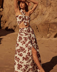 The Majori Floral Top + Skirt Set - Sold Separately