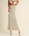 The Avery Striped Long Dress