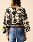 The Azalea Tropical Kimono Crop Top
