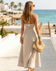 The Thalassa Halter Maxi Dress