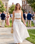The Farrah Lace Top + Skirt Set - Sold Separately