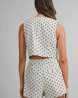 The Bailey Polka Dot Top + Short Set - Sold Separately
