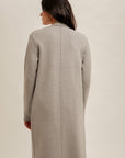 The Bernadette Grey Drape Collar Cardigan