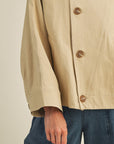 The Birdie Asymmetric Button Jacket