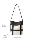 The Brynn Black Vegan Shoulder Bag