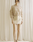 The Sandy Pop Pom Daisy Knit Sweater