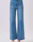 The Callie Diamond Pocket Wide Leg Jeans