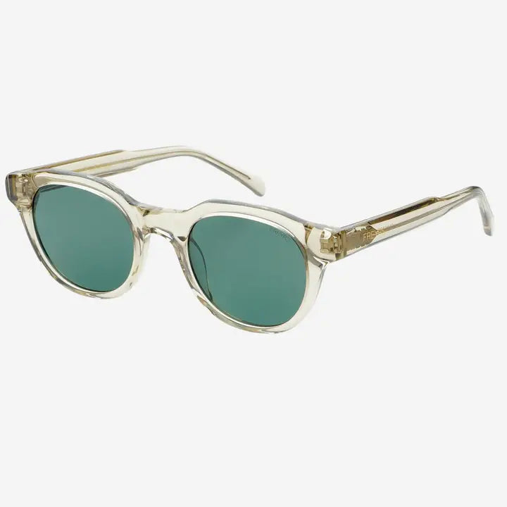 Y.Cameronページ The Cameron Crystal Gray Acetate Round Sunglasses – Thread + Seed