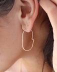 The Capsule Hoop Earrings By Token Jewelry