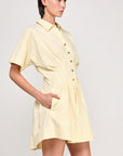 The Carys Pleated Shirt Dress