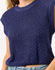 The Casey Textured Sweater Vest