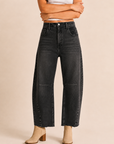 The Bella Seamed Barrel Jeans