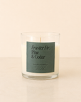 The Frasier Fir, Pine & Cedar Candle by Heirloomed Collection