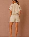 The Kit Linen Shirt + Shorts Set - Sold Separately