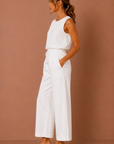 The Kit Linen Top + Pant Set - Sold Separately