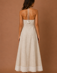 The Thalassa Halter Maxi Dress