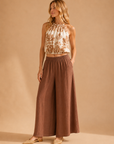 The Adira Floral Halter Top