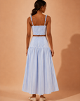 The Quilla Striped Top + Skirt Set - Sold Separately