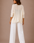 The Gale Ivory Dolman Sleeve Cardigan