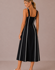 The Sahar Linen Midi Dress