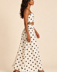 The Lola Polka Dot Top + Skirt Set - Sold Separately