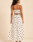 The Lola Polka Dot Top + Skirt Set - Sold Separately
