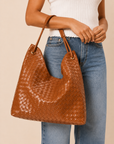 The Sabine Woven Hobo Bag