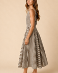 The Winnie Striped Maxi Dress