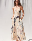 The Chauntel Botanical Maxi Dress