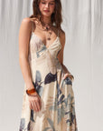 The Chauntel Botanical Maxi Dress